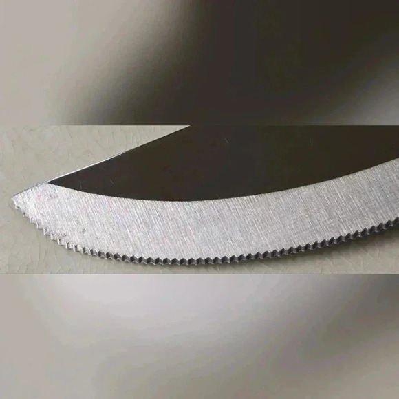 Vintage Westall Richardson Sheffield Carving Set Stainless Marbled Bakelite MCM - Picture 8 of 16